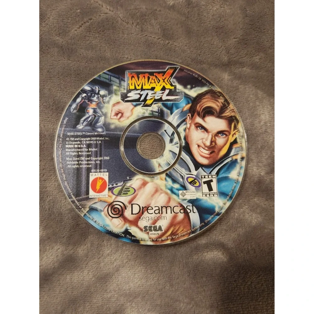 Max Steel: Covert Missions (Sega Dreamcast, 2000) DISC ONLY